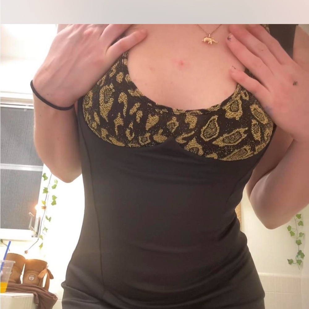 PrettyLittleThing Black Dress